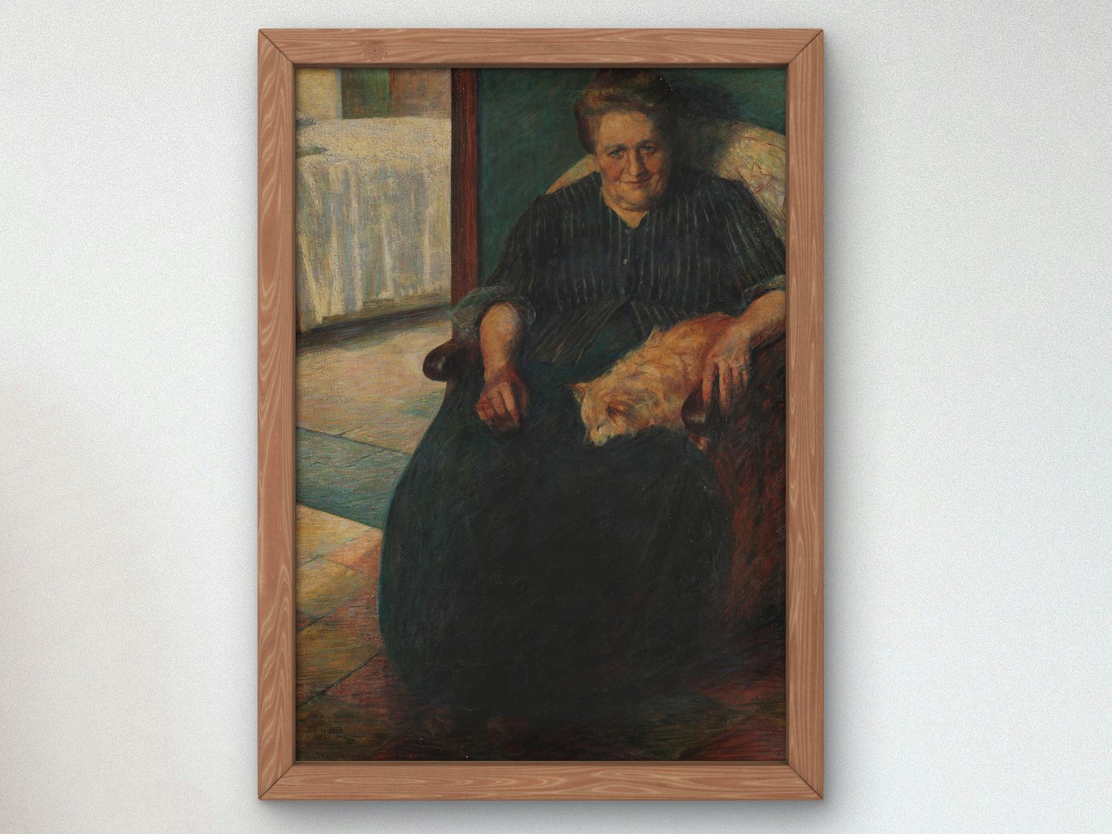 La signora Virginia by Umberto Boccioni, 1905, Futurism and Constructivism, fine art print