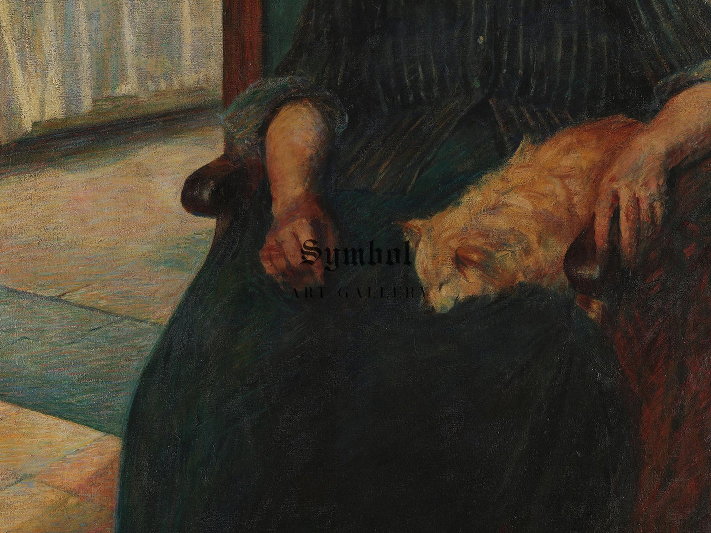 La signora Virginia by Umberto Boccioni, 1905, Futurism and Constructivism, fine art print