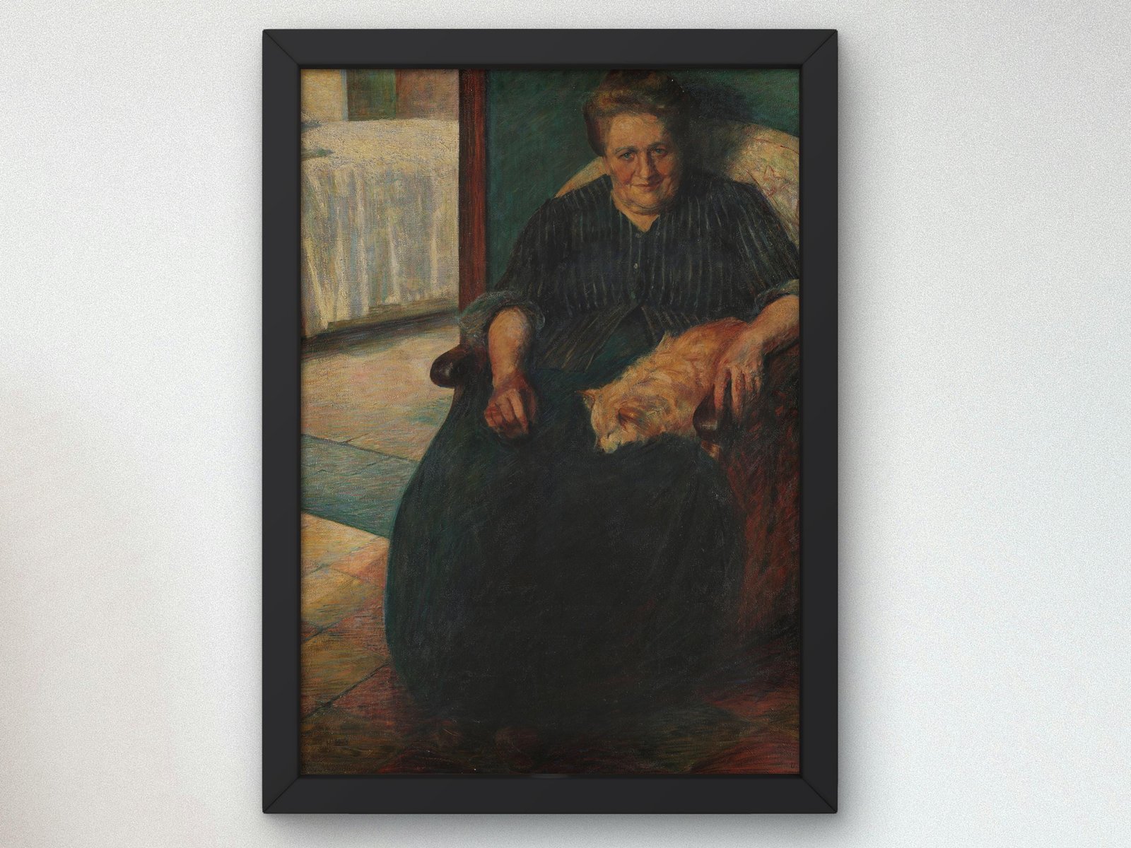 La signora Virginia by Umberto Boccioni, 1905, Futurism and Constructivism, fine art print