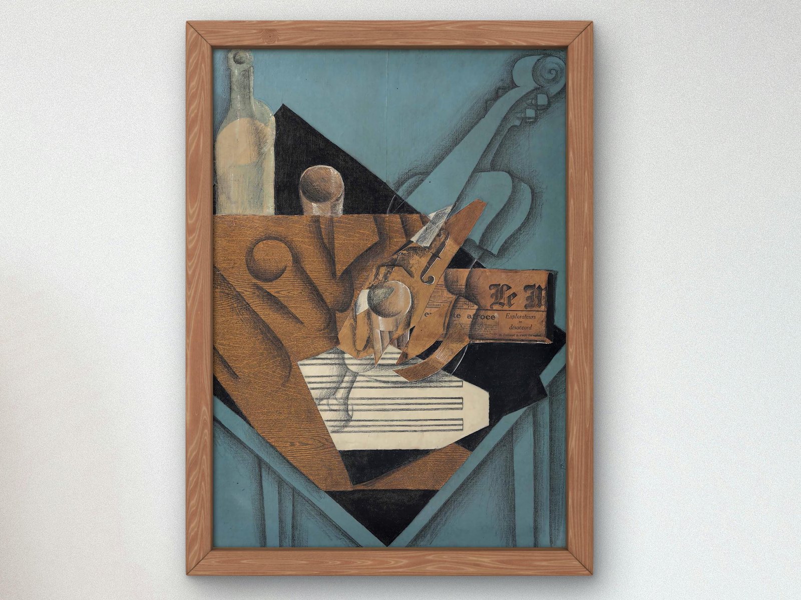 La Table de Musicien by Juan Gris, 1915, Cubism and Abstract Art, fine art print