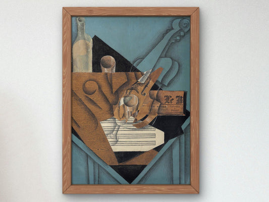La Table de Musicien by Juan Gris, 1915, Cubism and Abstract Art, fine art print