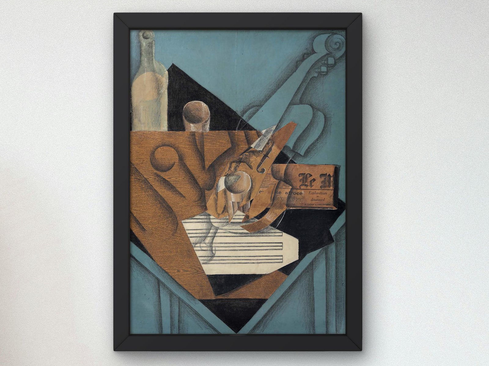 La Table de Musicien by Juan Gris, 1915, Cubism and Abstract Art, fine art print