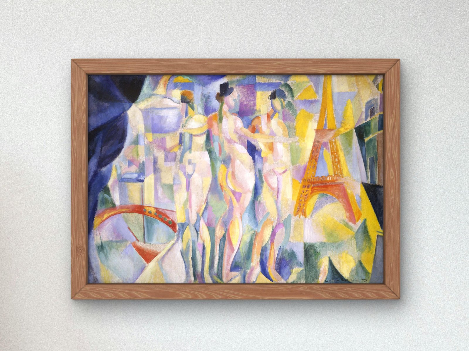 La Ville de Paris by Robert Delaunay, 1911, Cubism and Abstract Art, fine art print