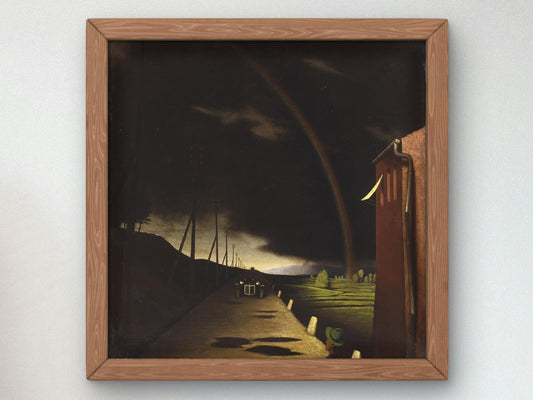 Landscape by Franz Sedlacek, 1931, Art Deco and American Modernism, fine art print