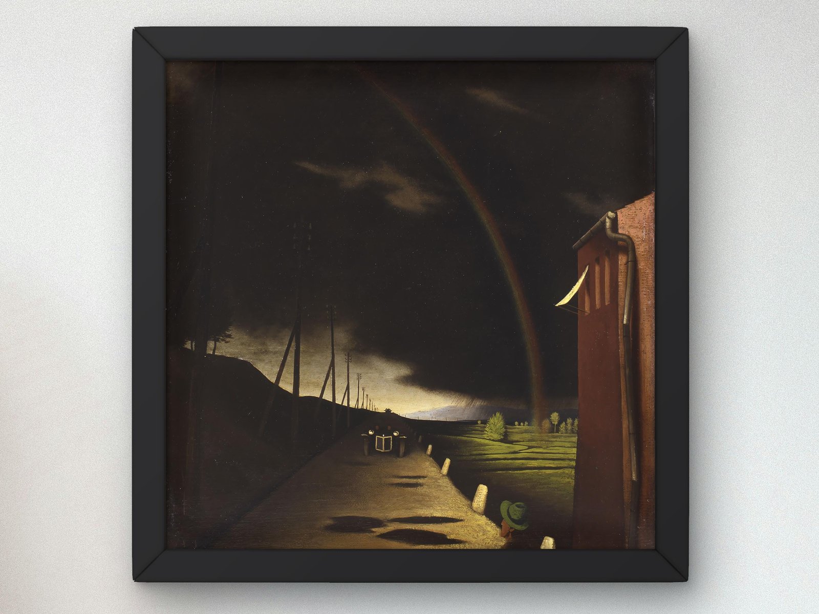 Landscape by Franz Sedlacek, 1931, Art Deco and American Modernism, fine art print