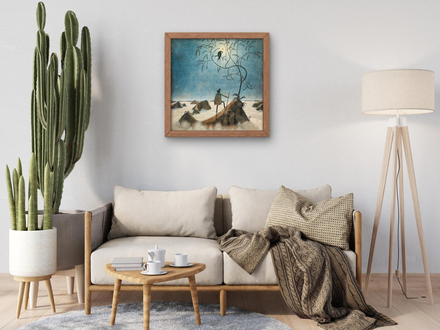 Landscape with Sea of Fog by Franz Sedlacek, 1921, Expressionism and Fauvism, fine art print