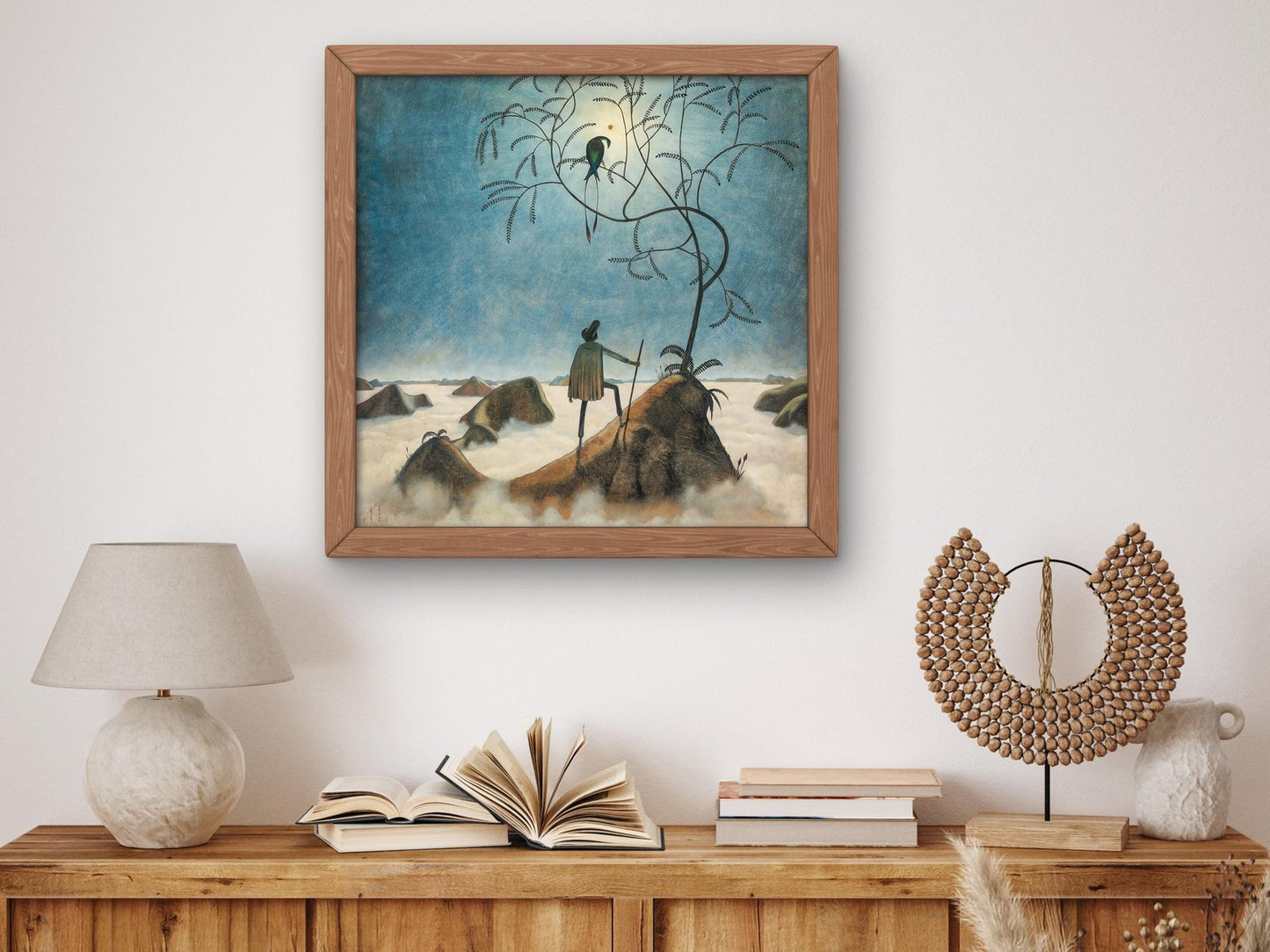 Landscape with Sea of Fog by Franz Sedlacek, 1921, Expressionism and Fauvism, fine art print