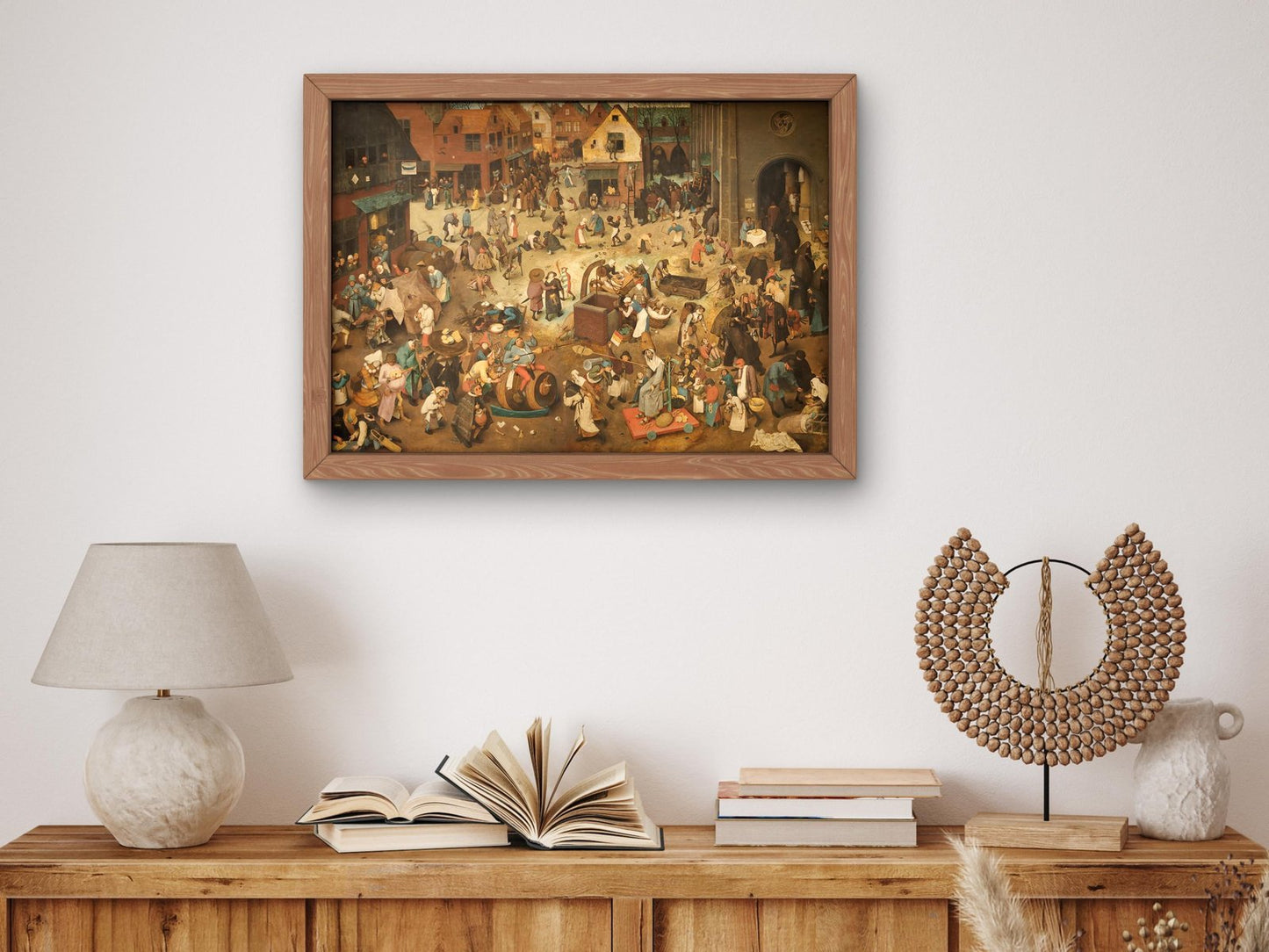 Le Combat de Carnaval et Carême by Pieter Bruegel the Elder, 1559, Renaissance, fine art print