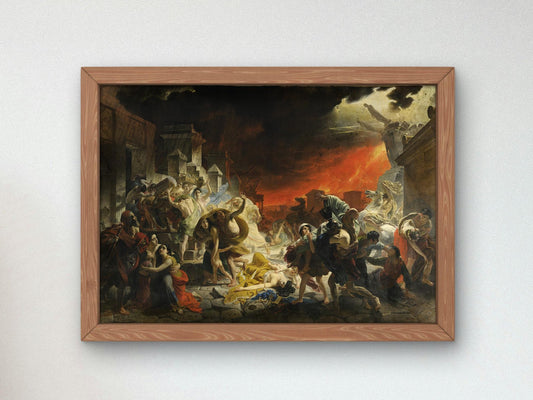 The Last Day of Pompeii by Karl Briullov, 1830, Romanticism and Classical Landscapes, fine art print