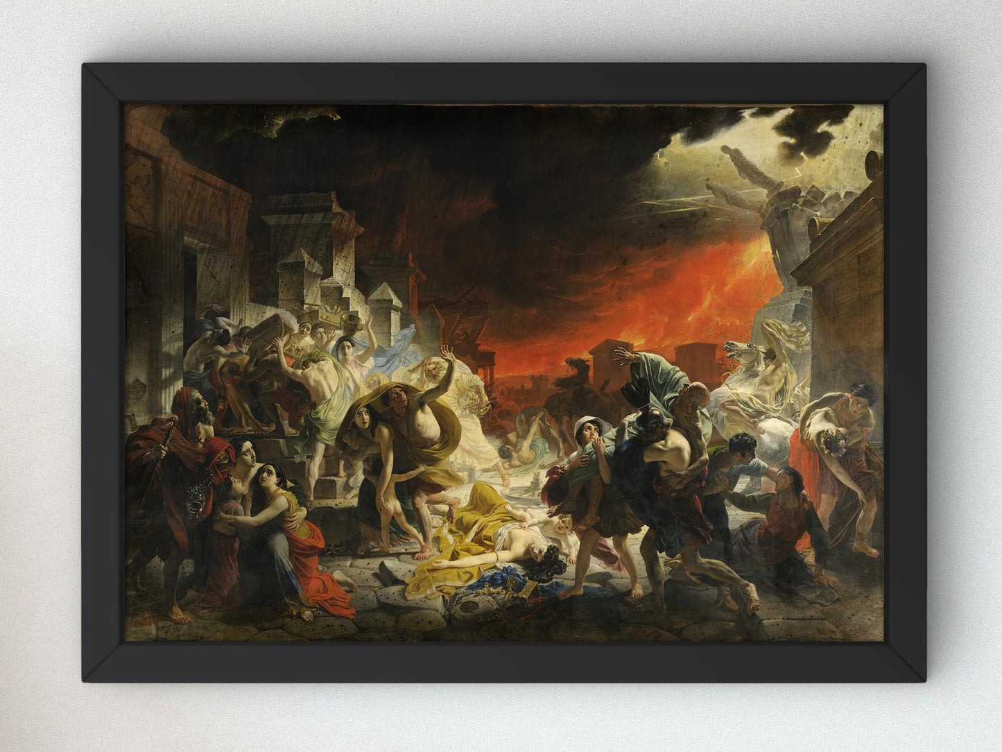 The Last Day of Pompeii by Karl Briullov, 1830, Romanticism and Classical Landscapes, fine art print