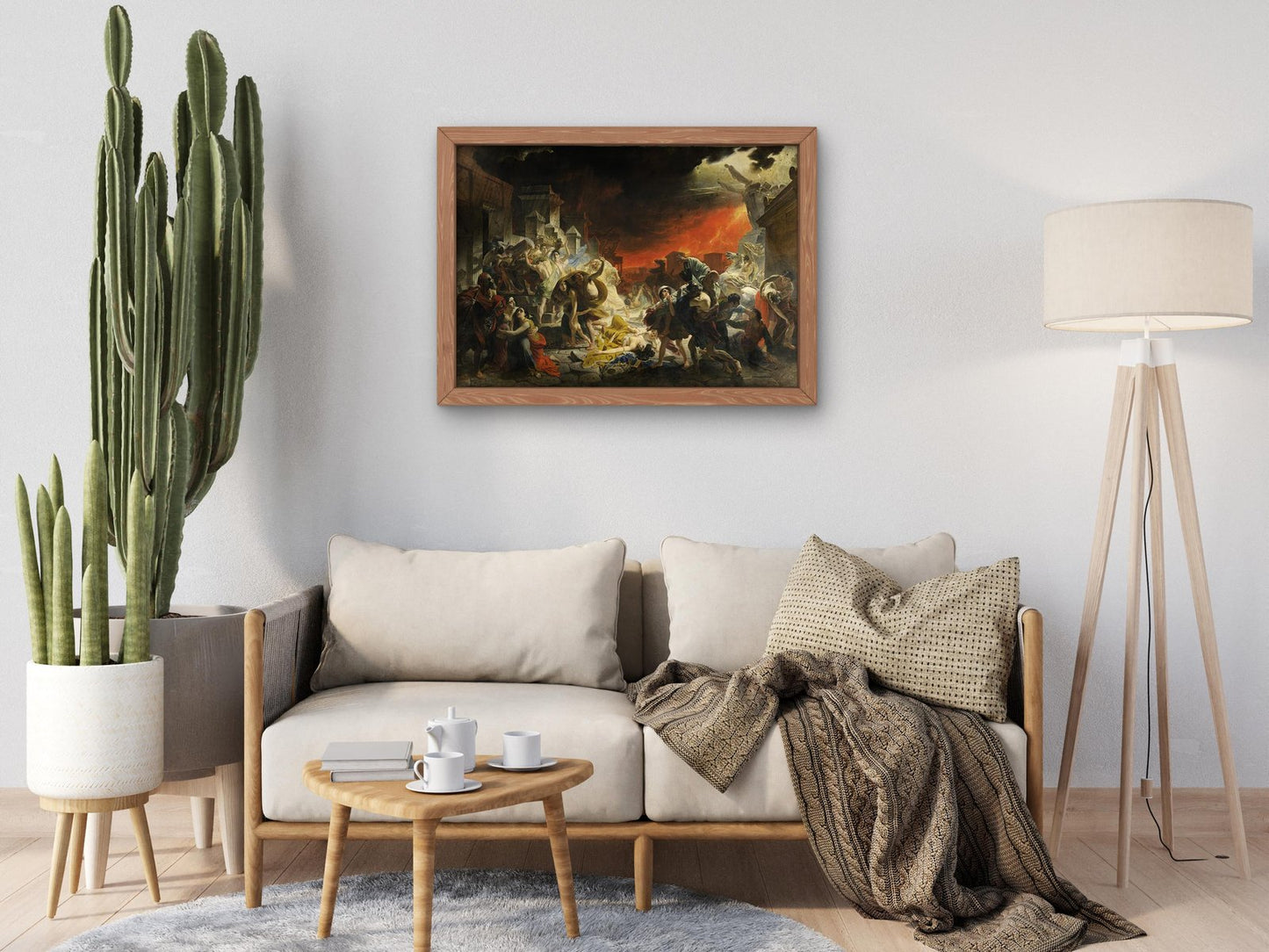 The Last Day of Pompeii by Karl Briullov, 1830, Romanticism and Classical Landscapes, fine art print