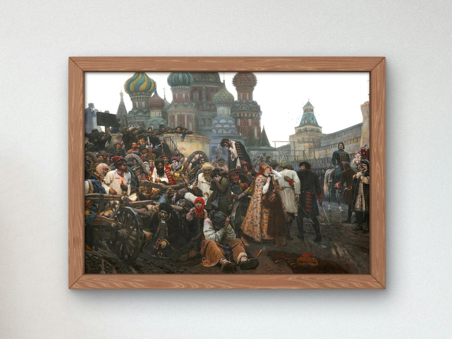 Le Matin de l'exécution des Streltsy by Vassili Surikov, 1881, Realism and Naturalism, fine art print