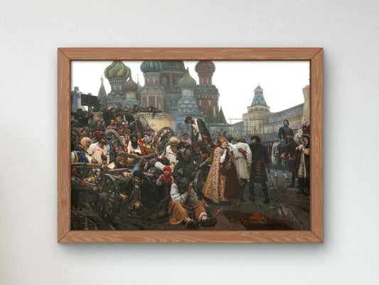 Le Matin de l'exécution des Streltsy by Vassili Surikov, 1881, Realism and Naturalism, fine art print