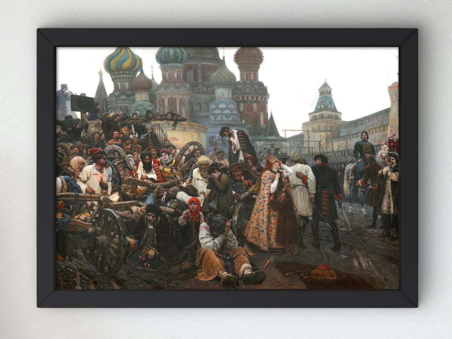Le Matin de l'exécution des Streltsy by Vassili Surikov, 1881, Realism and Naturalism, fine art print