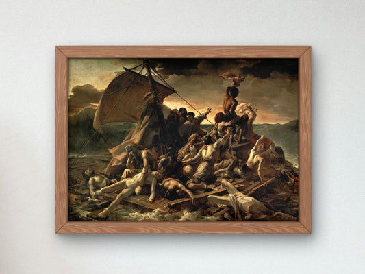 Le Radeau de la Méduse by Théodore Géricault, 1819, Romanticism, fine art print