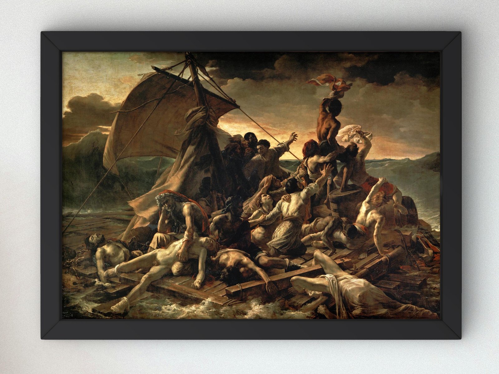 Le Radeau de la Méduse by Théodore Géricault, 1819, Romanticism, fine art print