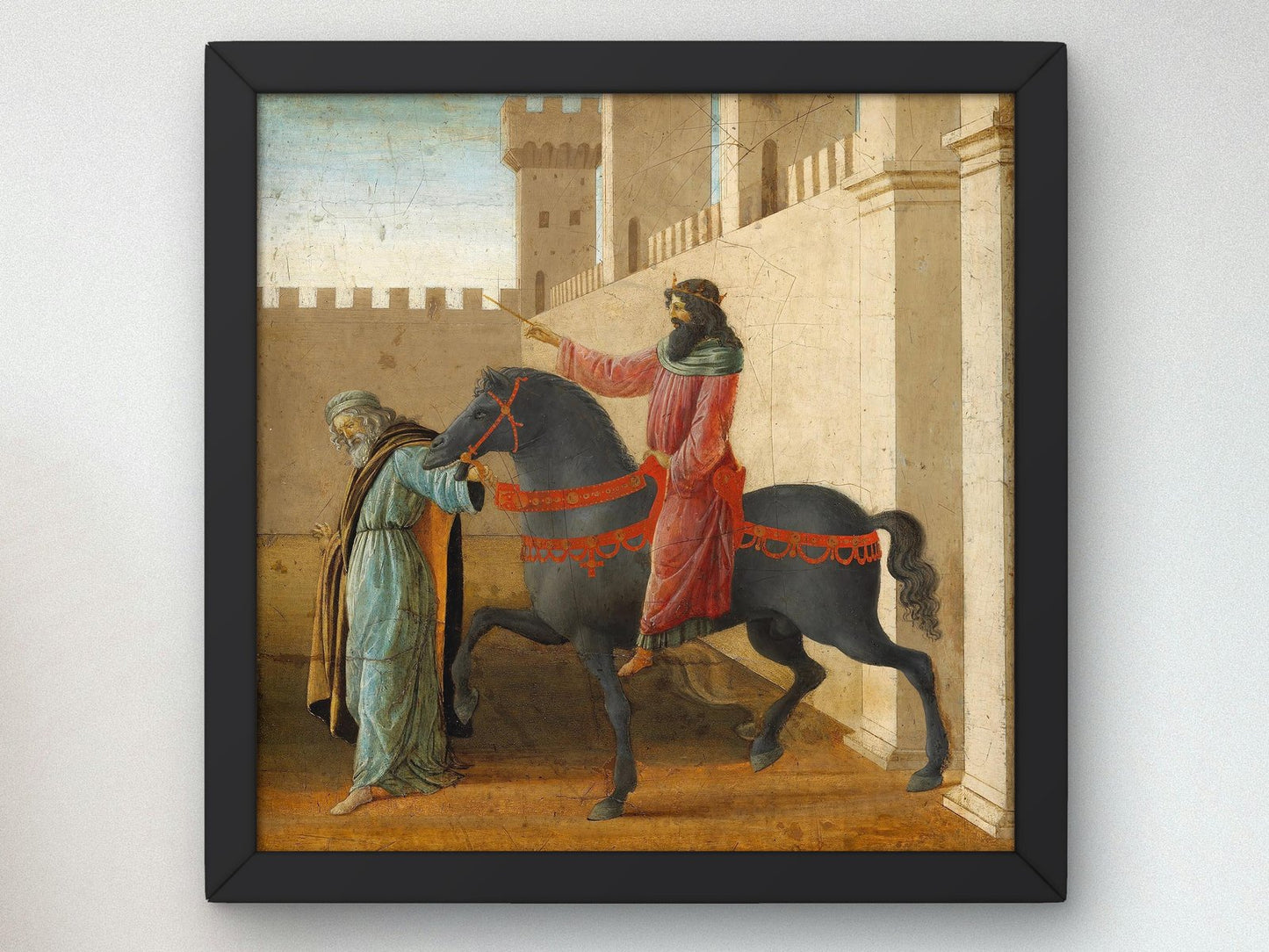 Le Triomphe de Mardochée by Sandro Botticelli, 1475, Renaissance, fine art print