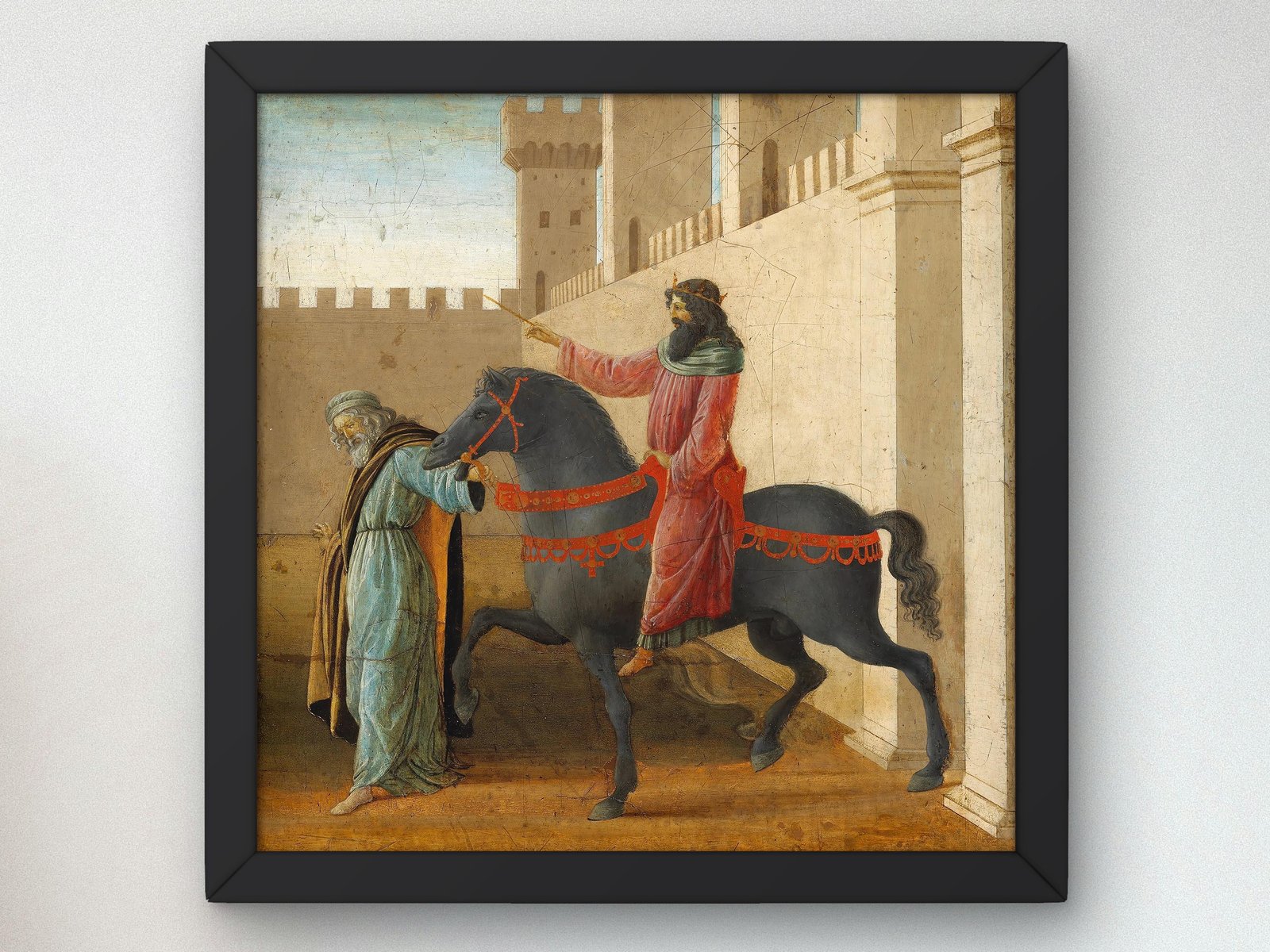 Le Triomphe de Mardochée by Sandro Botticelli, 1475, Renaissance, fine art print