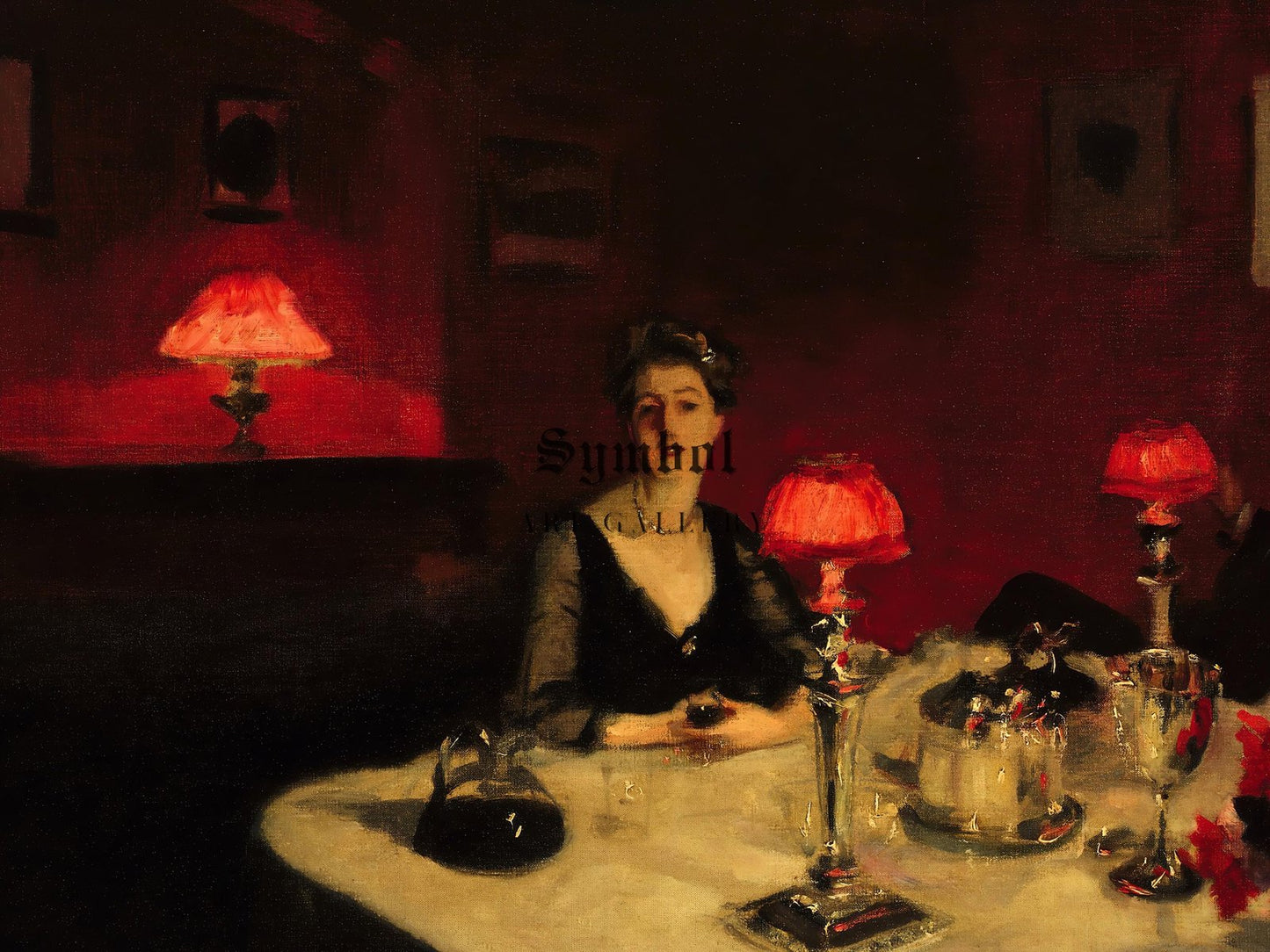 Le verre de porto by John Singer Sargent, 1884, Realism and Naturalism, fine art print