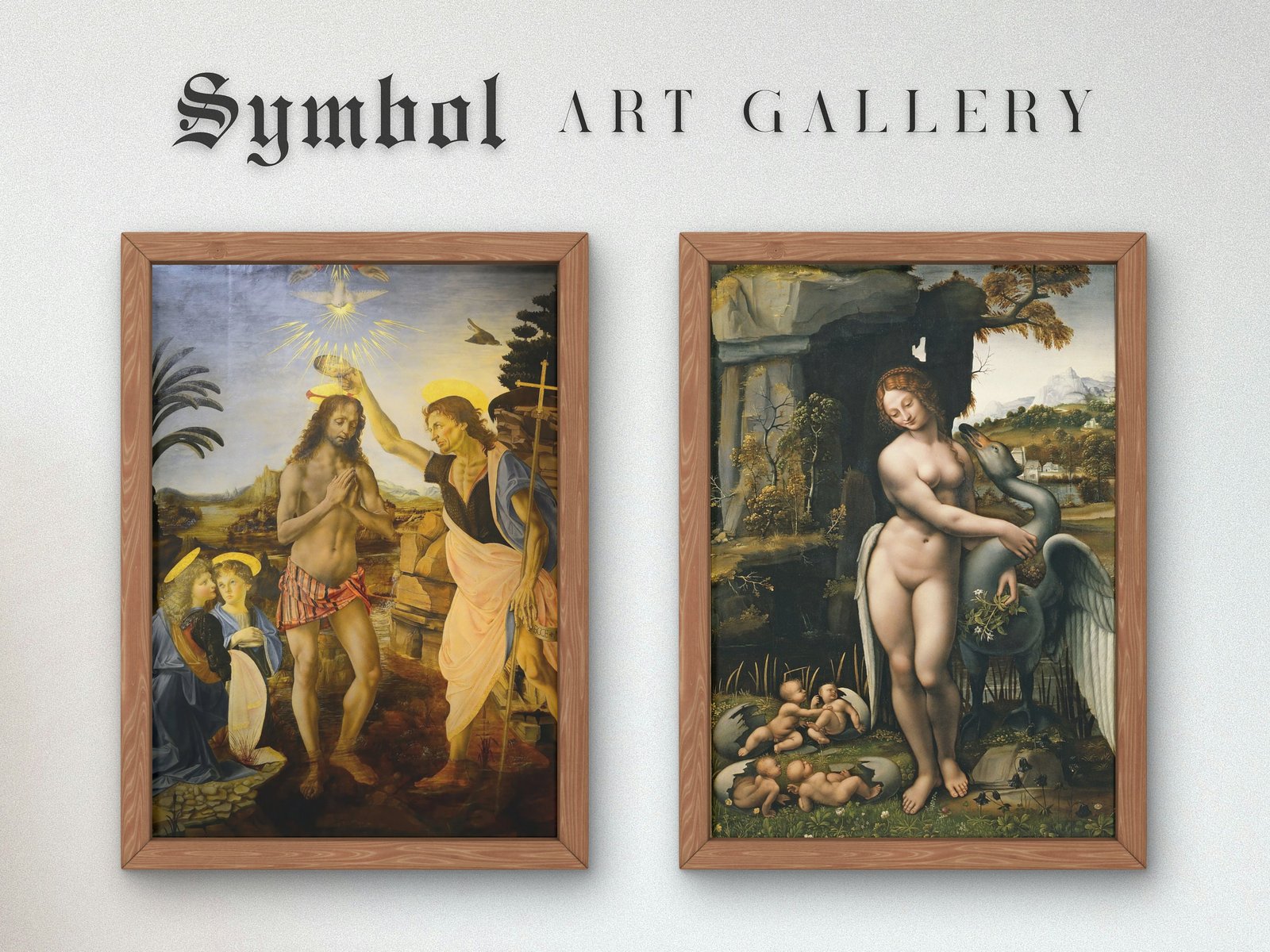 Leda and the Swan by Leonardo da Vinci, 1510, Renaissance, fine art print
