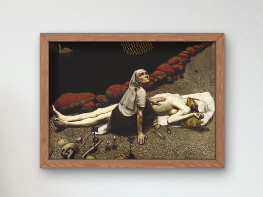 Lemminkainen's Mother by Akseli Gallen-Kallela, 1897, Art Nouveau and Belle Époque, fine art print