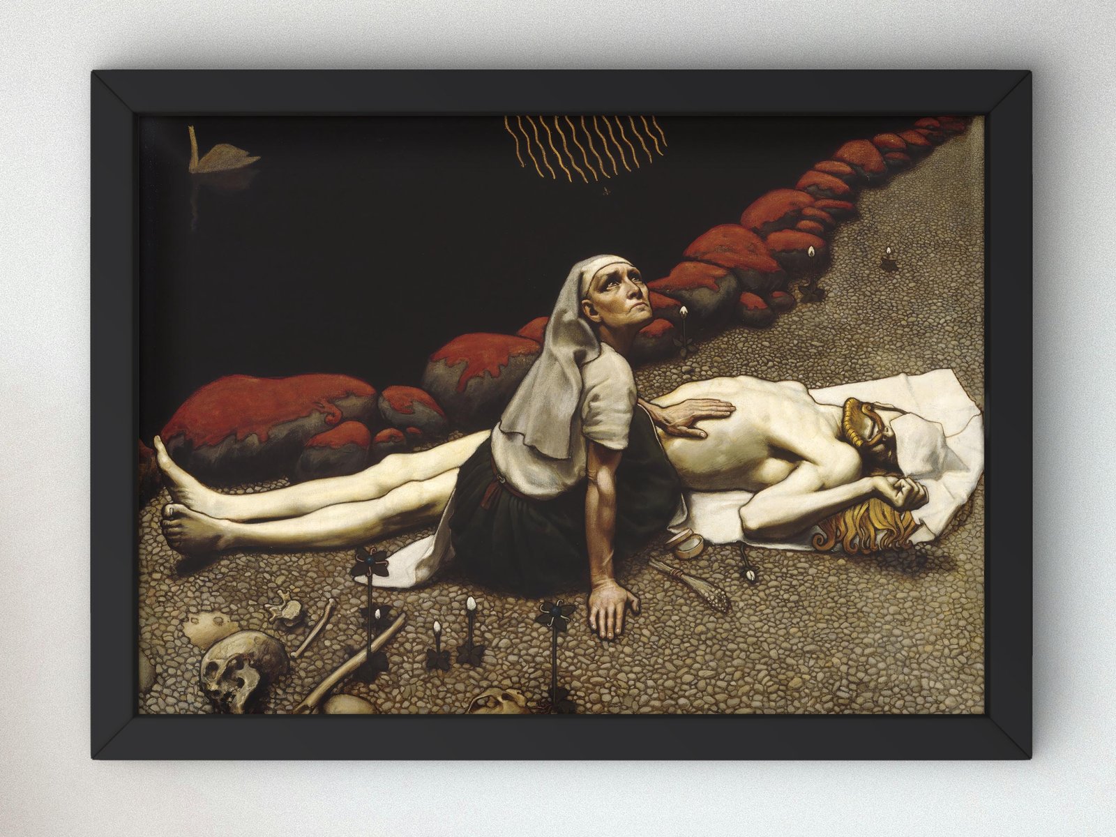 Lemminkainen's Mother by Akseli Gallen-Kallela, 1897, Art Nouveau and Belle Époque, fine art print