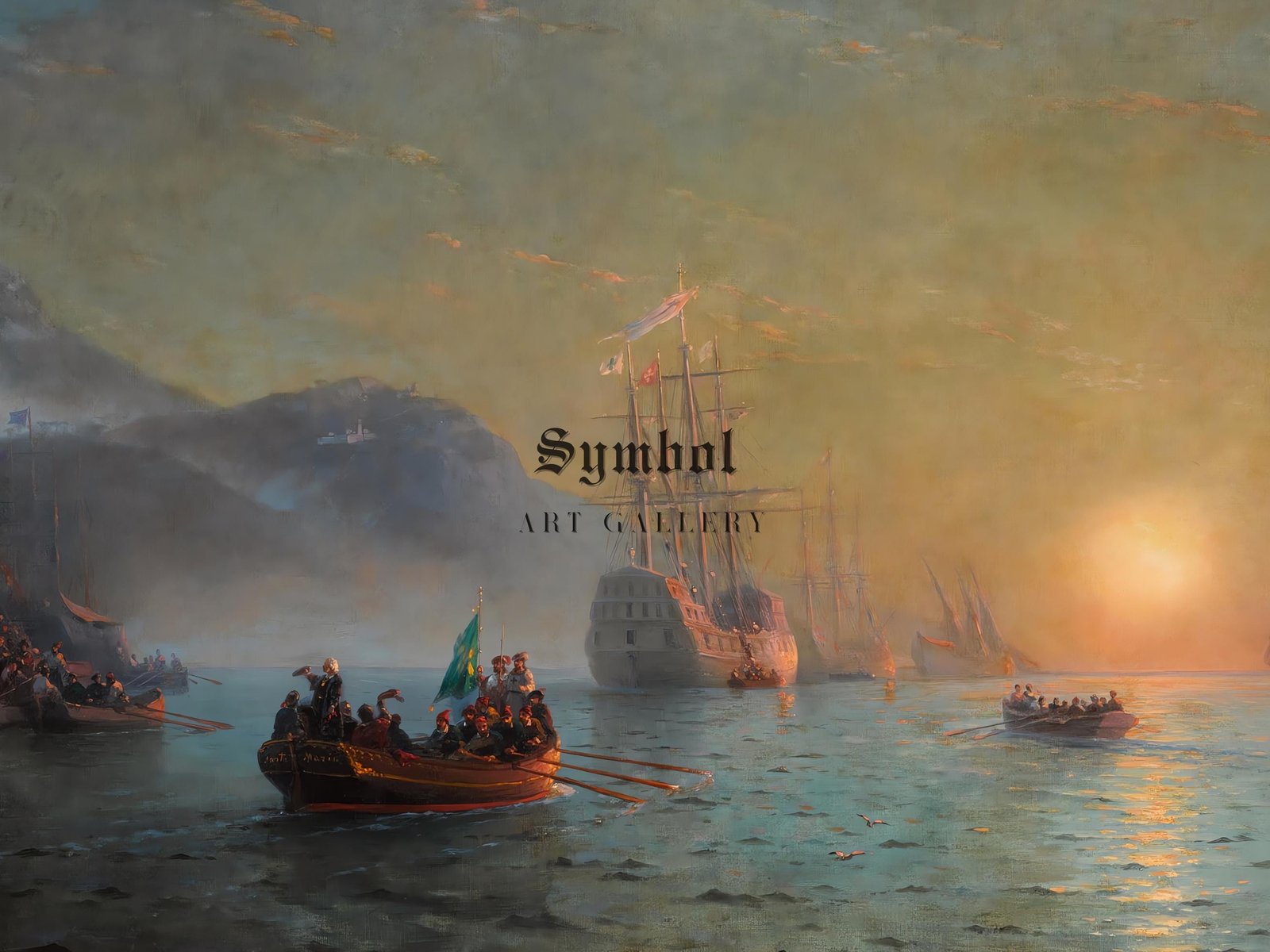 Les adieux de Colomb by Ivan Aivazovsky, 1850, Romanticism and Classical Landscapes, fine art print
