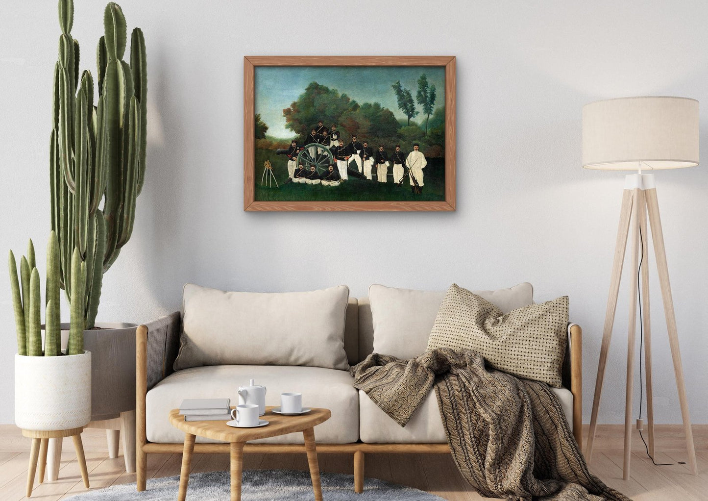 Les Artilleurs by Henri Rousseau, 1893, Post-Impressionism, fine art print