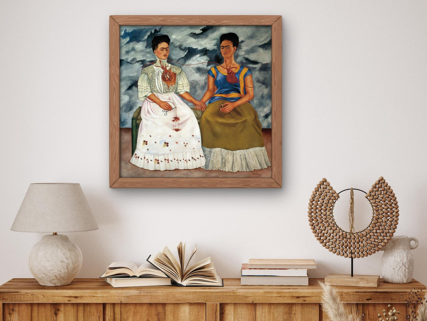 Les Deux Fridas by Frida Kahlo, 1939, Surrealism and Modern Art, fine art print