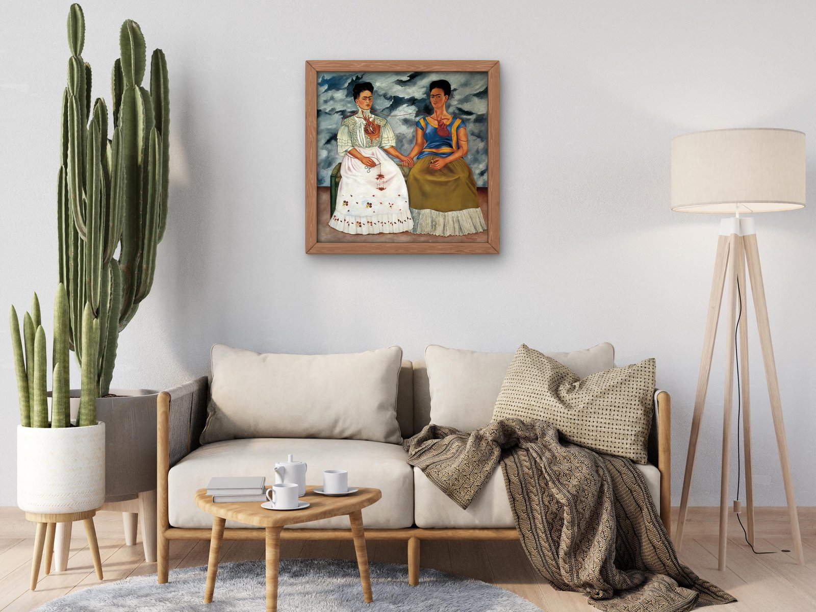 Les Deux Fridas by Frida Kahlo, 1939, Surrealism and Modern Art, fine art print