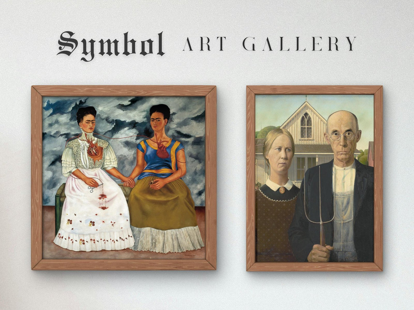 Les Deux Fridas by Frida Kahlo, 1939, Surrealism and Modern Art, fine art print