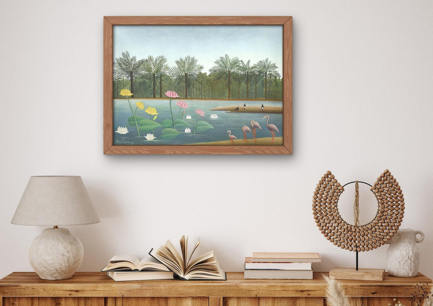 Les Flamants by Henri Rousseau, 1907, Post-Impressionism, fine art print