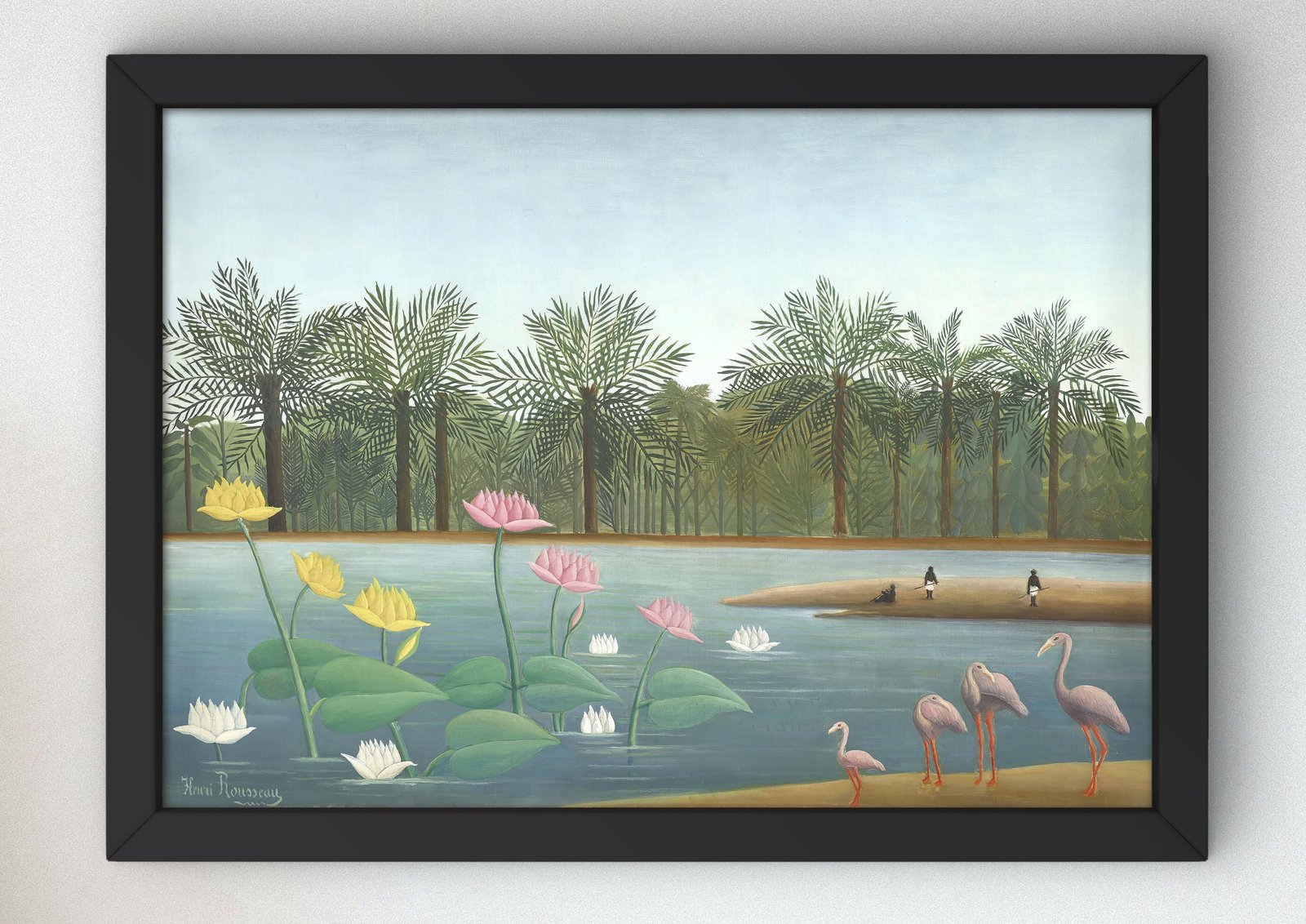 Les Flamants by Henri Rousseau, 1907, Post-Impressionism, fine art print