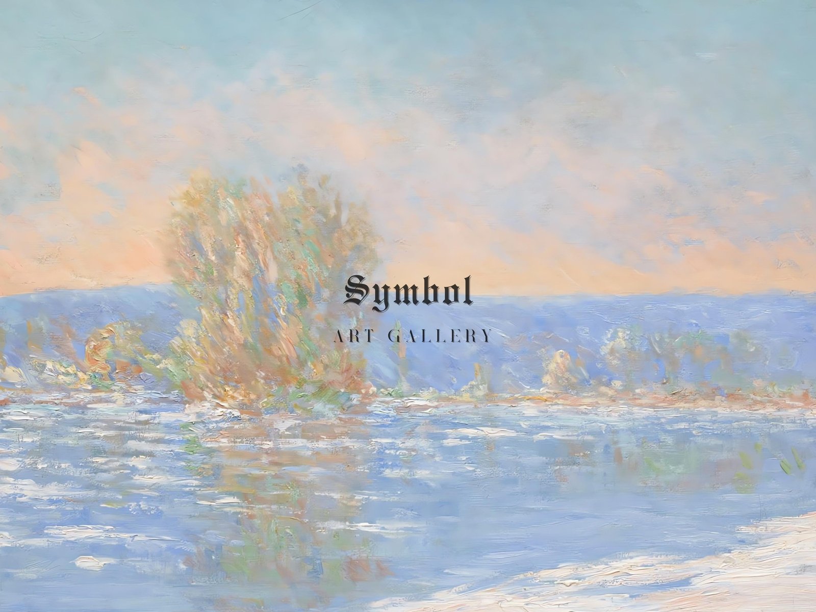Les glaçons à Bennecourt by Claude Monet, 1893, Impressionism, fine art print