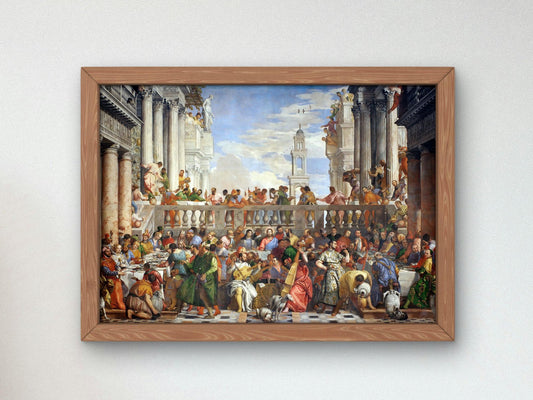 Les Noces de Cana by Paolo Veronese, 1563, Renaissance, fine art print