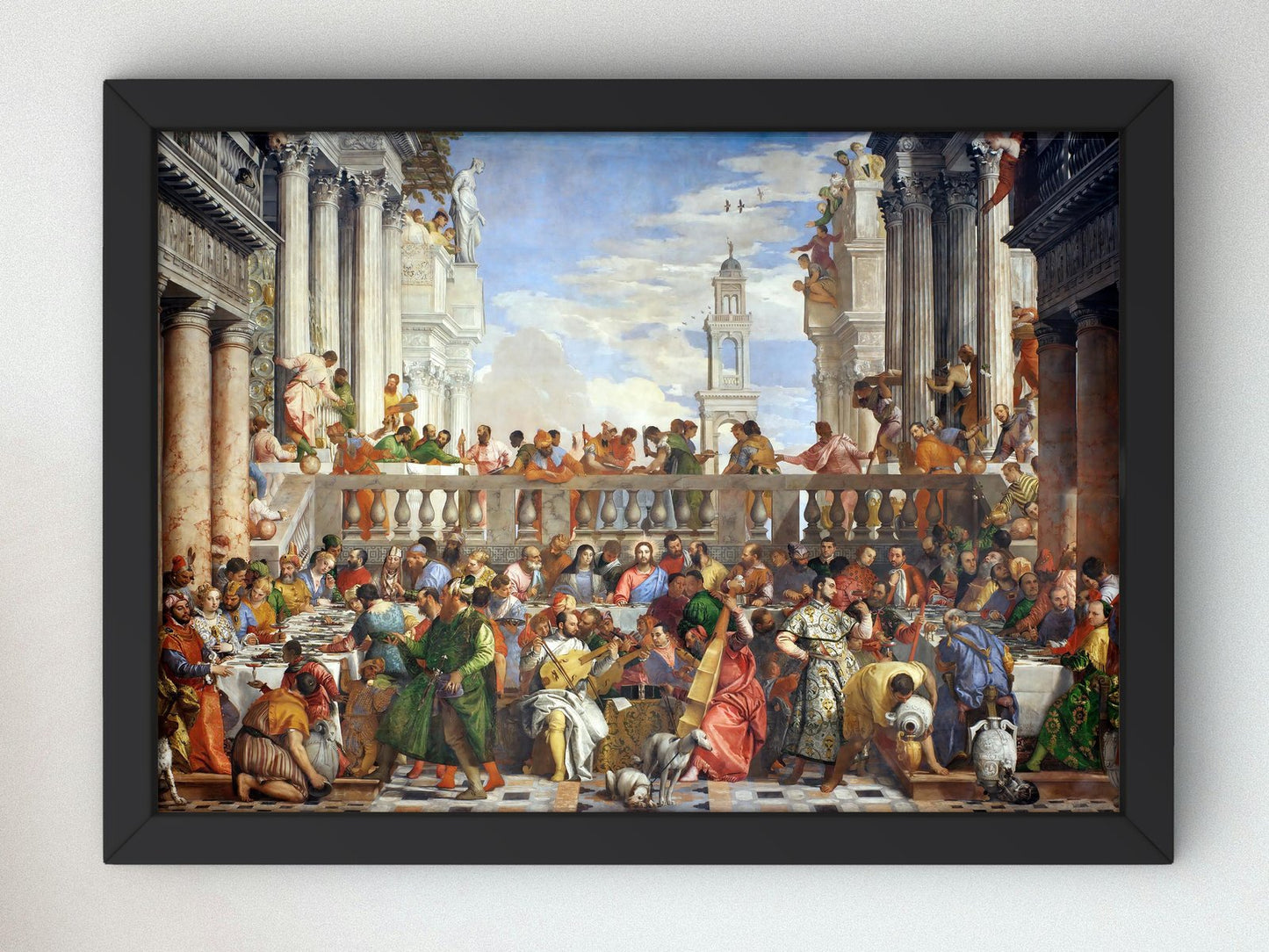 Les Noces de Cana by Paolo Veronese, 1563, Renaissance, fine art print