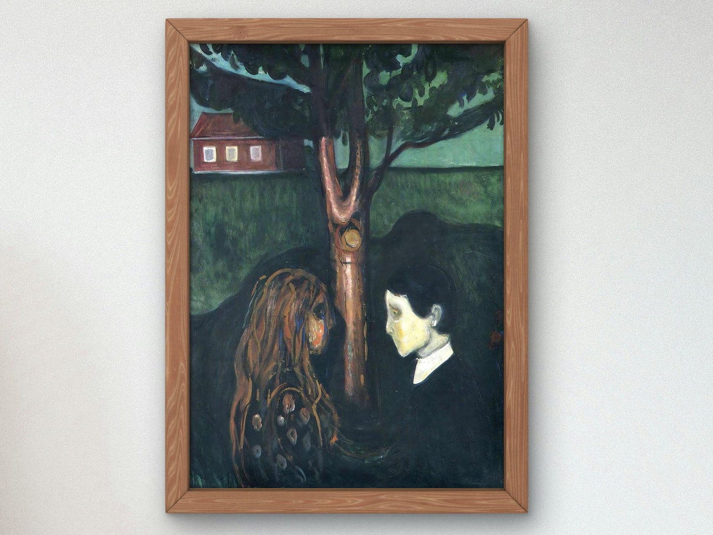 Les Yeux dans les yeux by Edvard Munch, 1893, Expressionism and Fauvism, fine art print