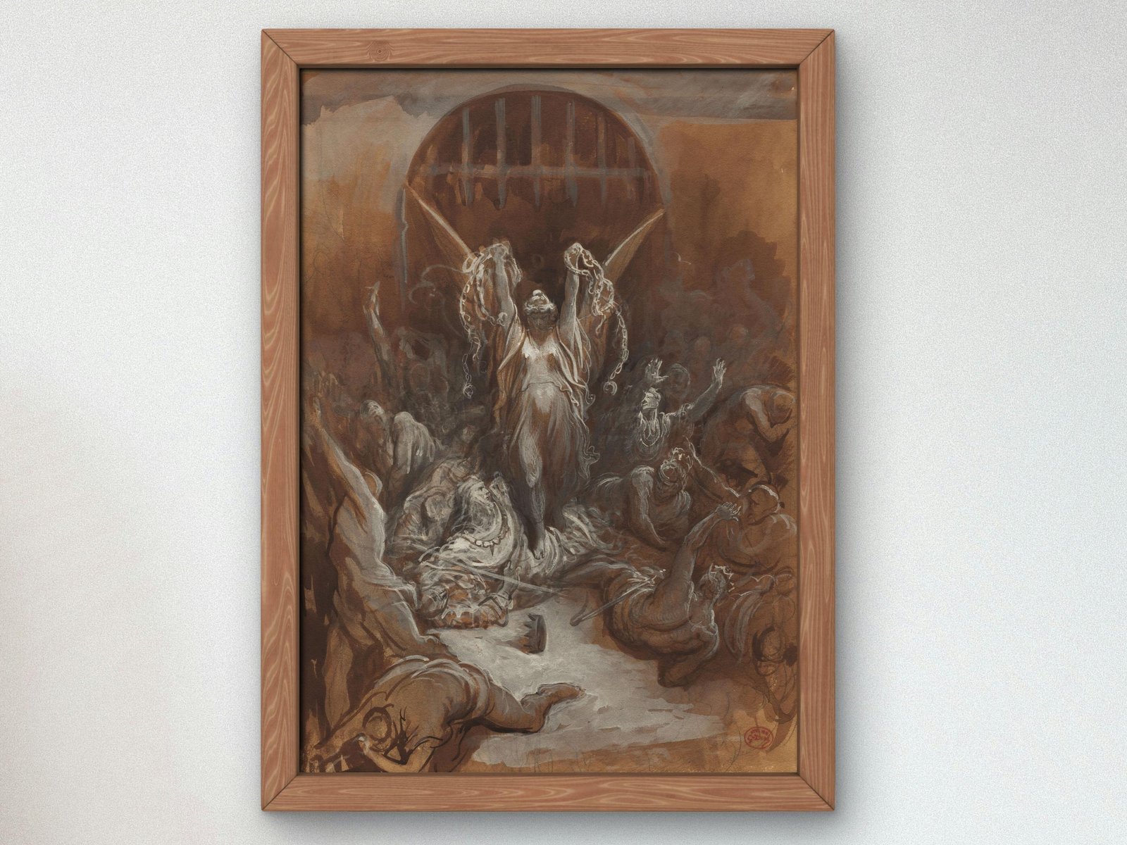 Liberty by Gustave Doré, 1865, Romanticism and Classical Landscapes, fine art print