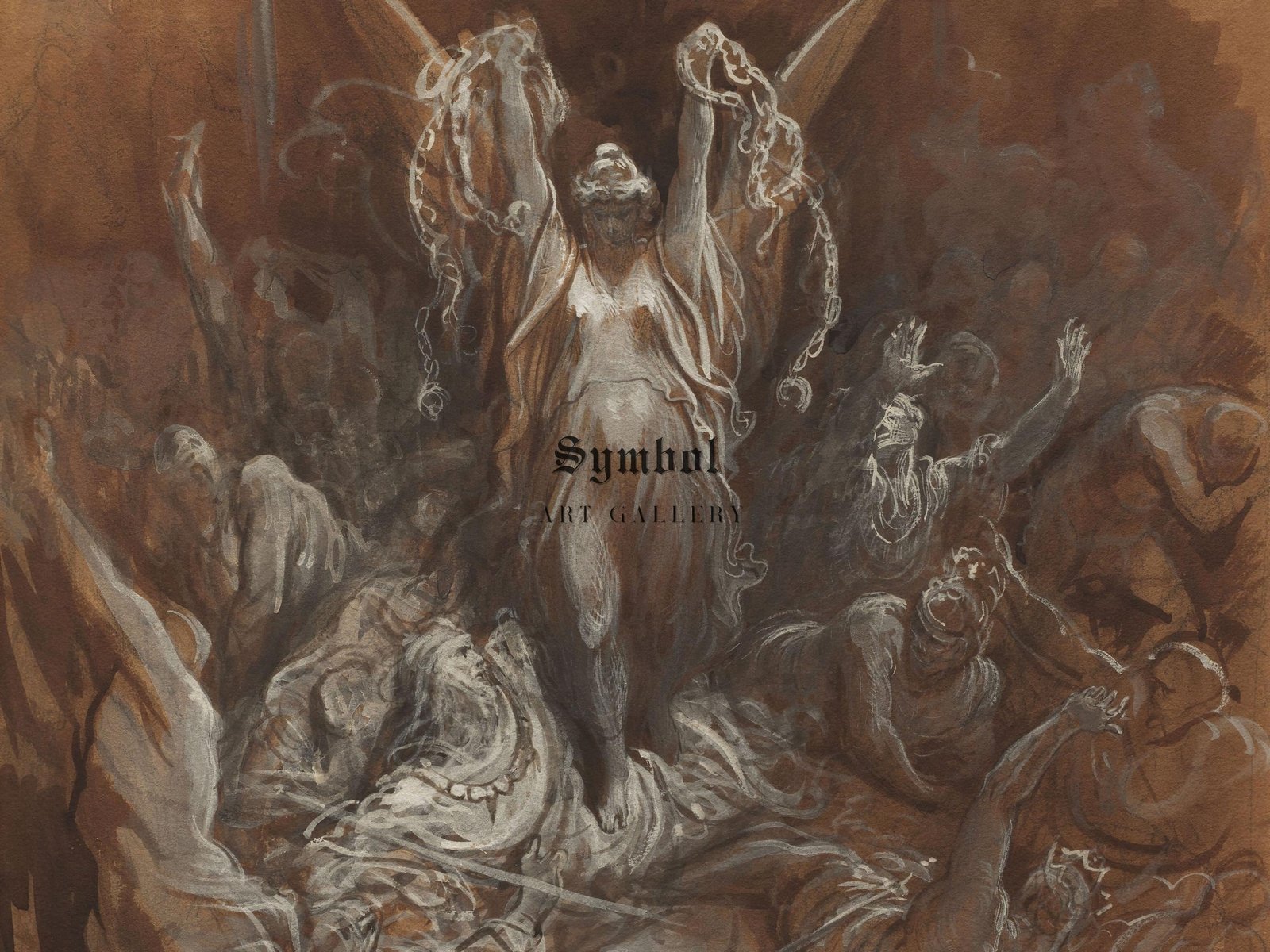Liberty by Gustave Doré, 1865, Romanticism and Classical Landscapes, fine art print