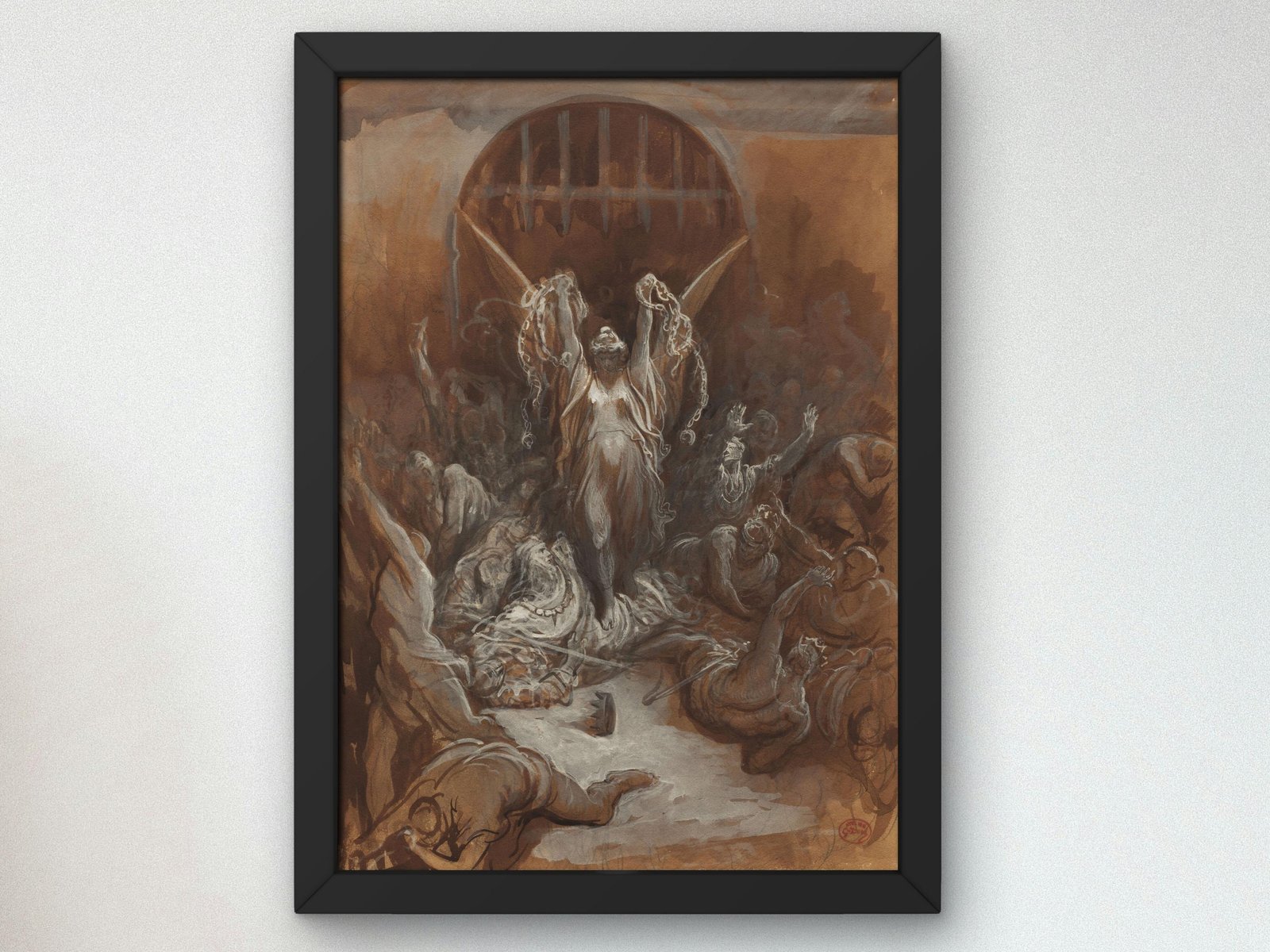 Liberty by Gustave Doré, 1865, Romanticism and Classical Landscapes, fine art print