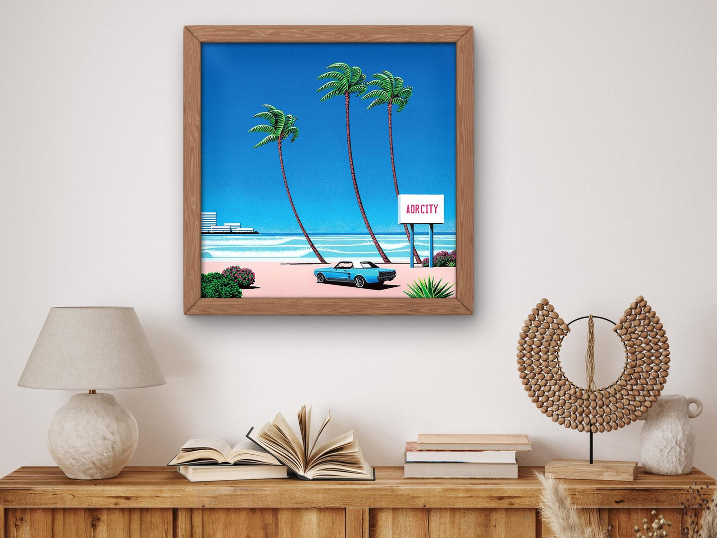 Light Mellow Sealine by Hiroshi Nagai, 1980, Vintage Ads and Posters, fine art print