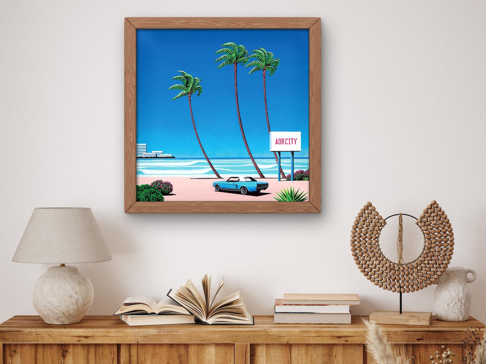 Light Mellow Sealine by Hiroshi Nagai, 1980, Vintage Ads and Posters, fine art print