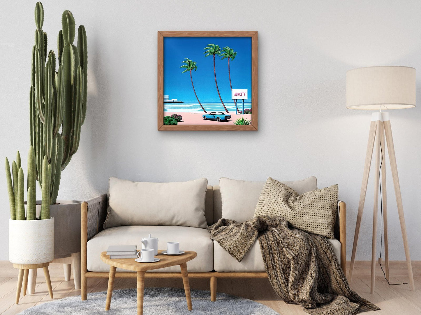 Light Mellow Sealine by Hiroshi Nagai, 1980, Vintage Ads and Posters, fine art print