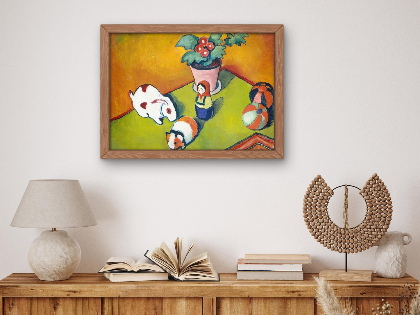 Little Walter's Toys by August Macke, 1912, Expressionism and Fauvism, fine art print