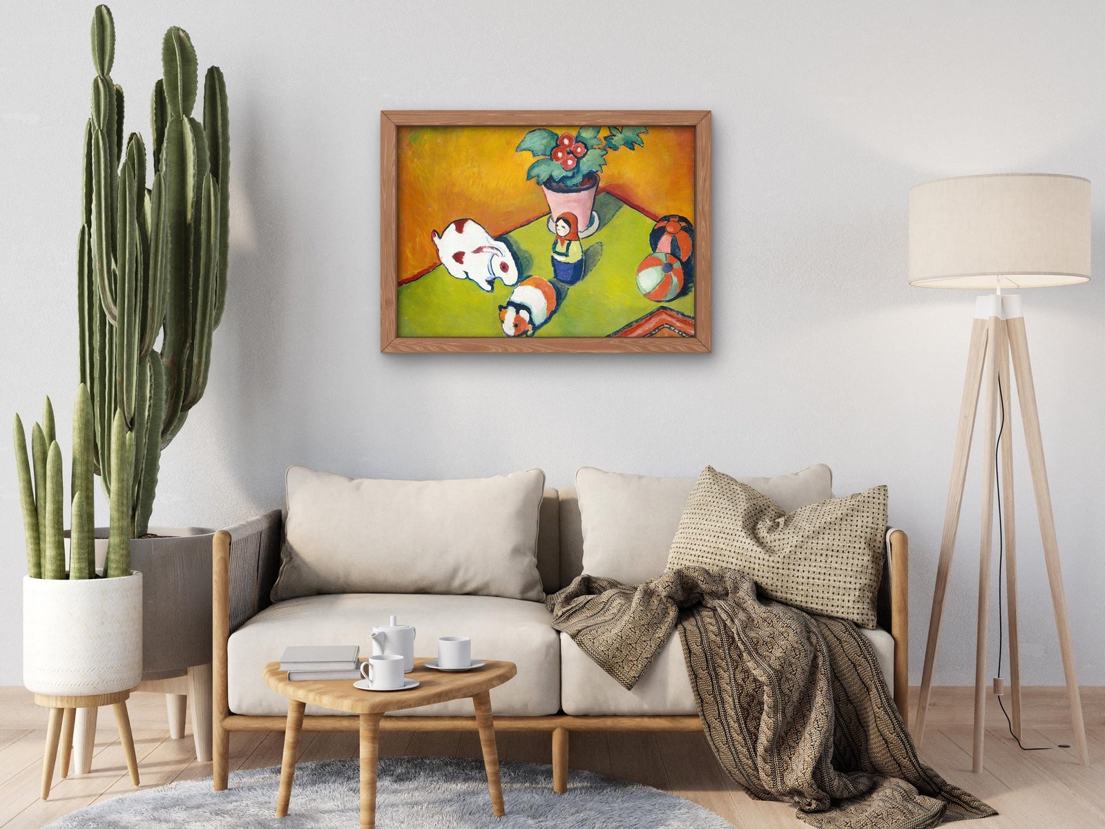 Little Walter's Toys by August Macke, 1912, Expressionism and Fauvism, fine art print