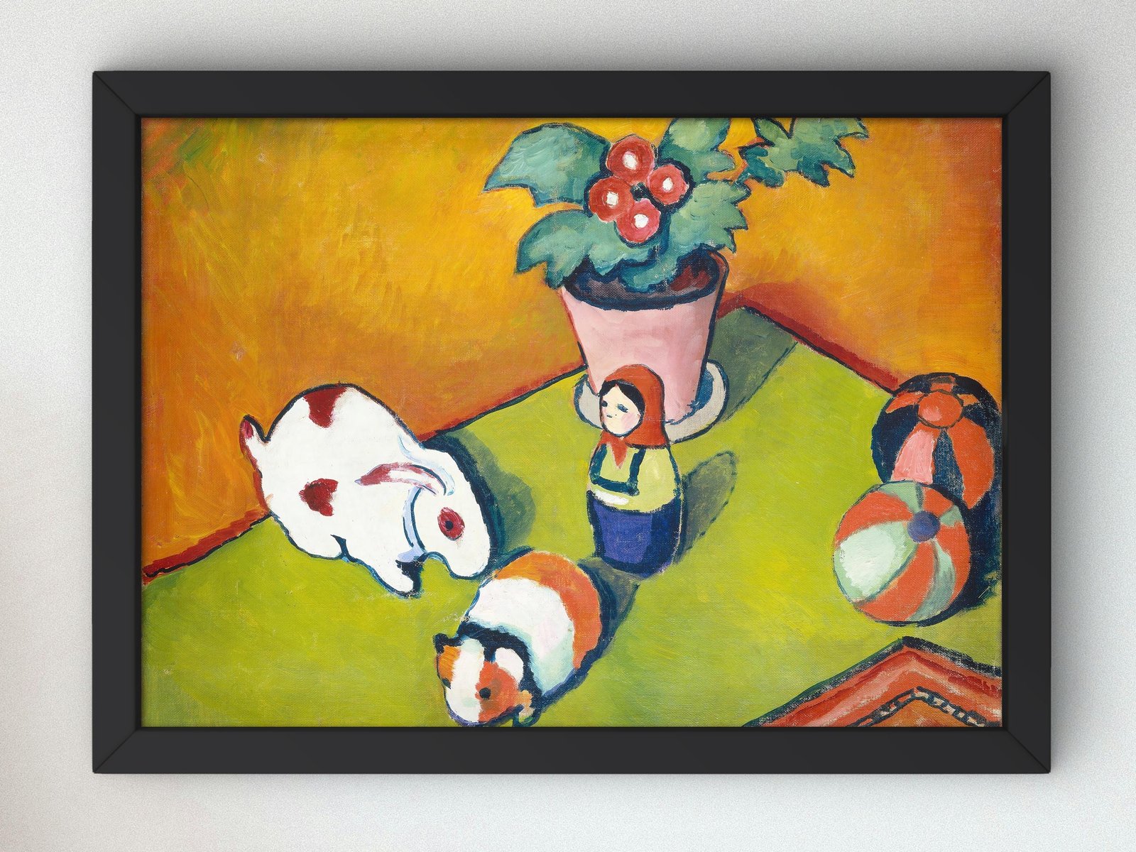 Little Walter's Toys by August Macke, 1912, Expressionism and Fauvism, fine art print
