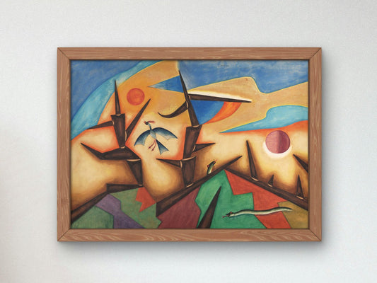 Logs by Xul Solar, 1919, Art Deco and American Modernism, fine art print