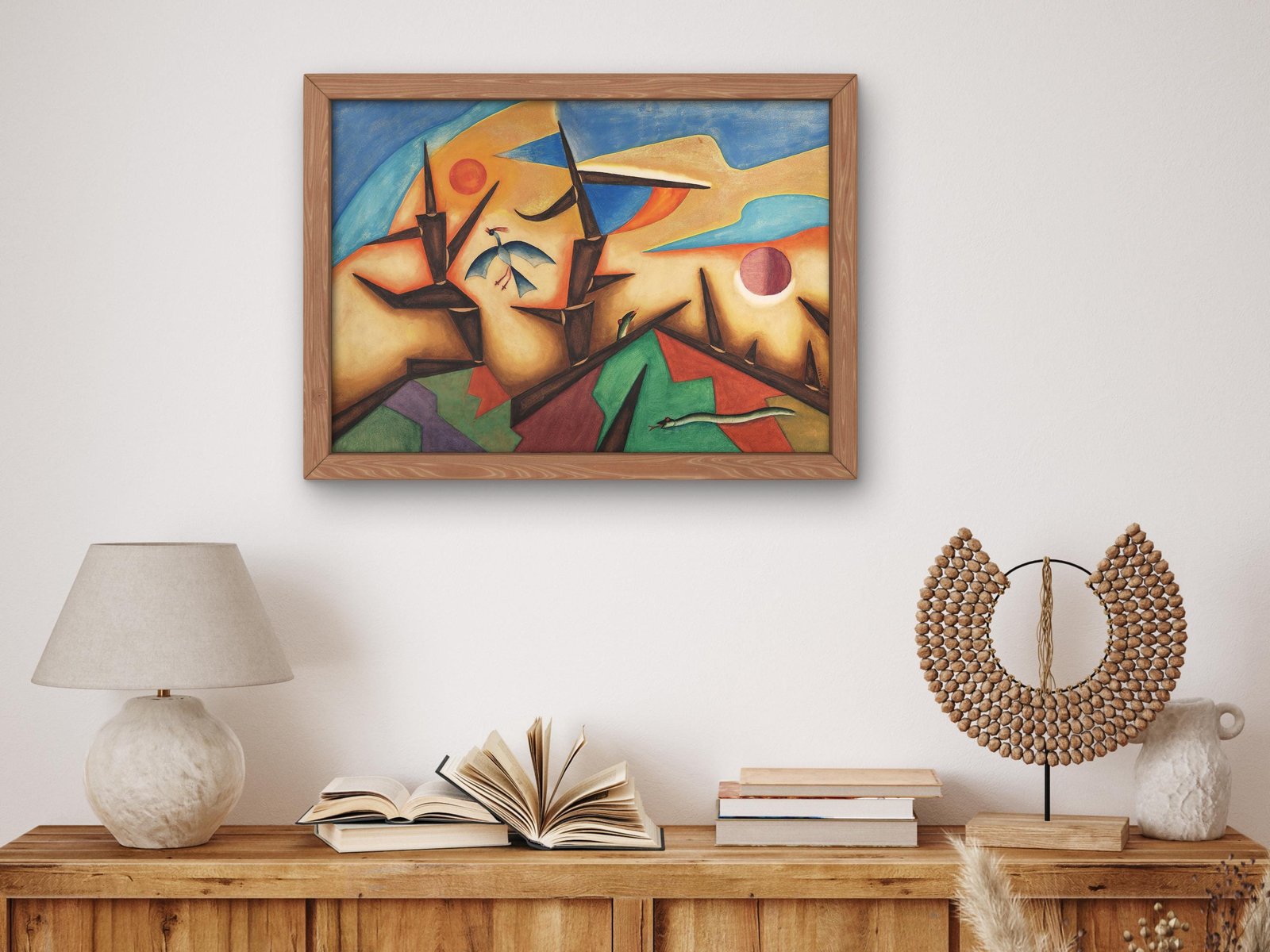 Logs by Xul Solar, 1919, Art Deco and American Modernism, fine art print