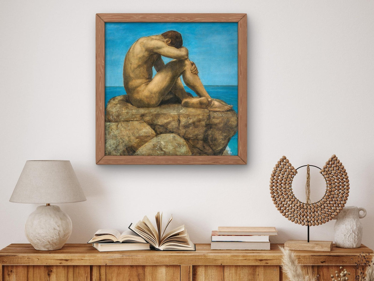 Loneliness by Hans Thoma, 1896, Romanticism and Classical Landscapes, fine art print