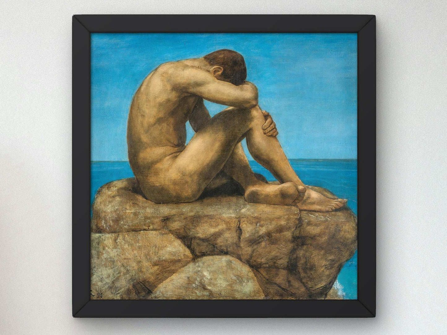 Loneliness by Hans Thoma, 1896, Romanticism and Classical Landscapes, fine art print